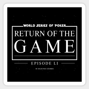 Poker...Return of the GAME Sticker